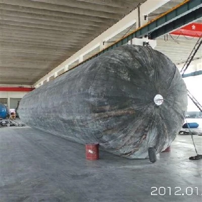 Natuurlijk rubberen zwevende berging schip lanceren airbags 6 lagen